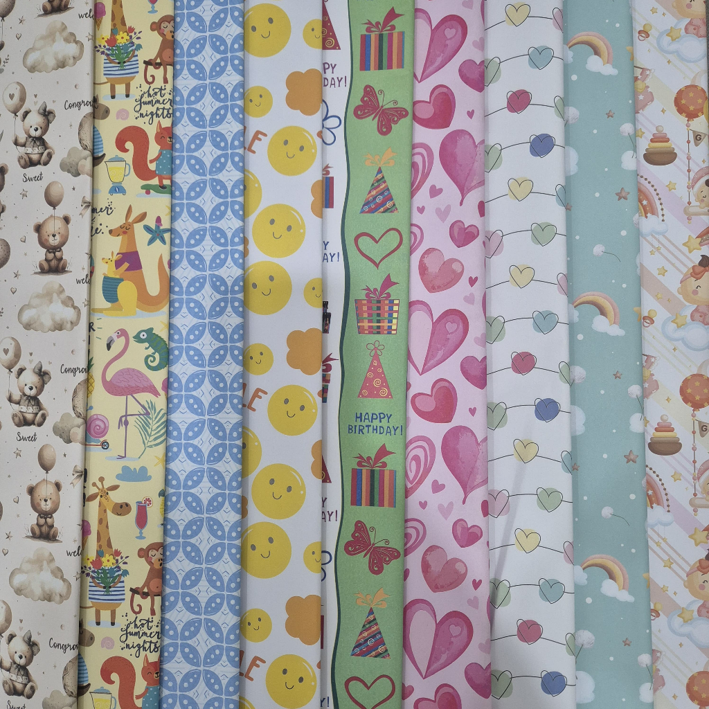 

Wrapping Paper dan Greeting Card