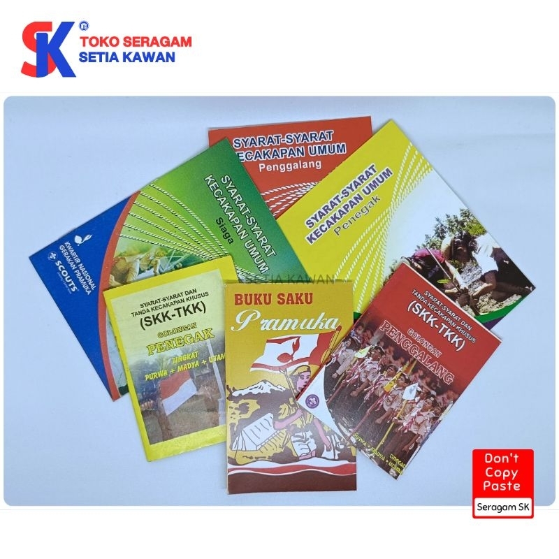 Buku Pramuka SAKU, Buku SKU dan Buku SKK