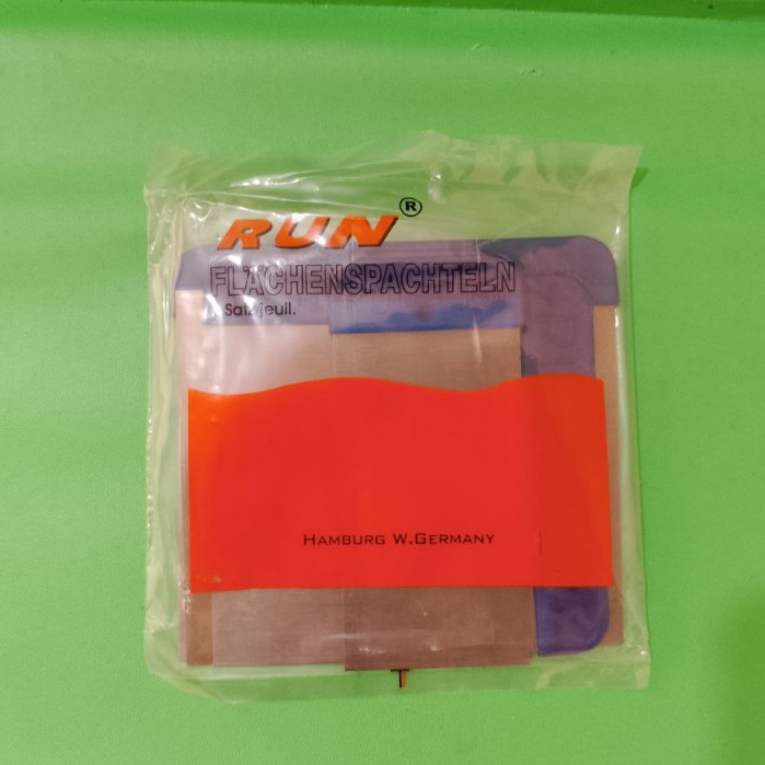 Kape Set Merk RUN  Sekrap Set / Scraper / Kape Dempul Set