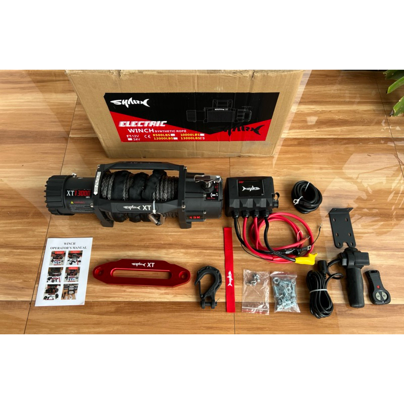 WINCH SHARK 13000 LBS 6.5 Ton 6.6 HP SLING BAJA 30 M 12-24 V | | Winch