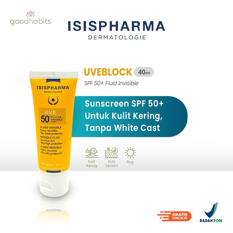 ISIS PHARMA UVEBLOCK Fluid Invisible SPF 50