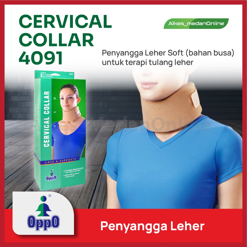 Penyangga Leher Oppo 4091 || Alat Cidera Leher || Penyangga Leher