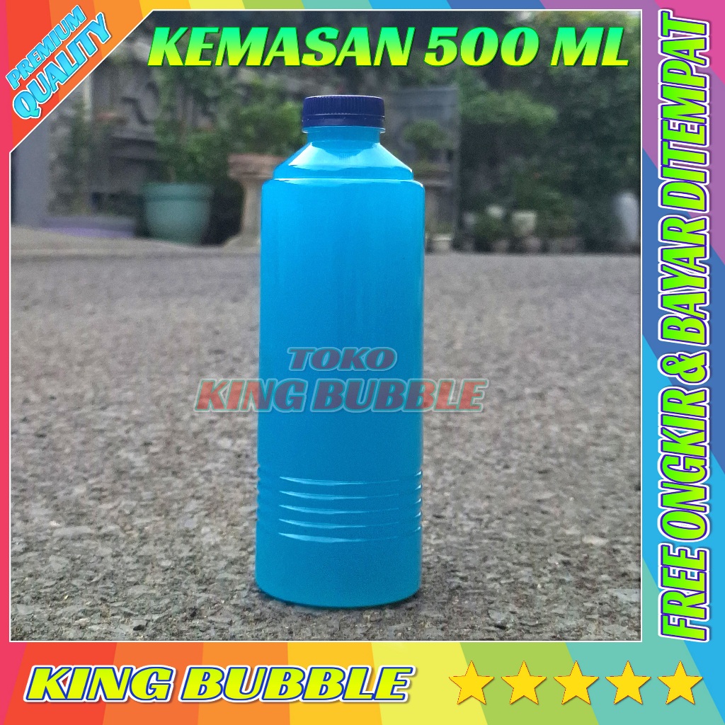 Mainan anak balon sabun extra besar / Refill gelembung sabun biru 500 ML