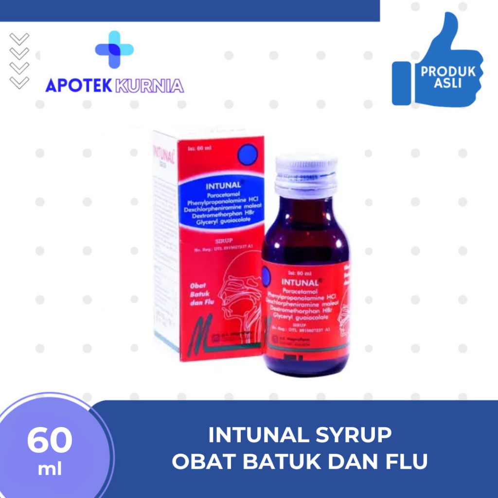 INTUNAL SYRUP - OBAT BATUK DAN FLU - 60ML