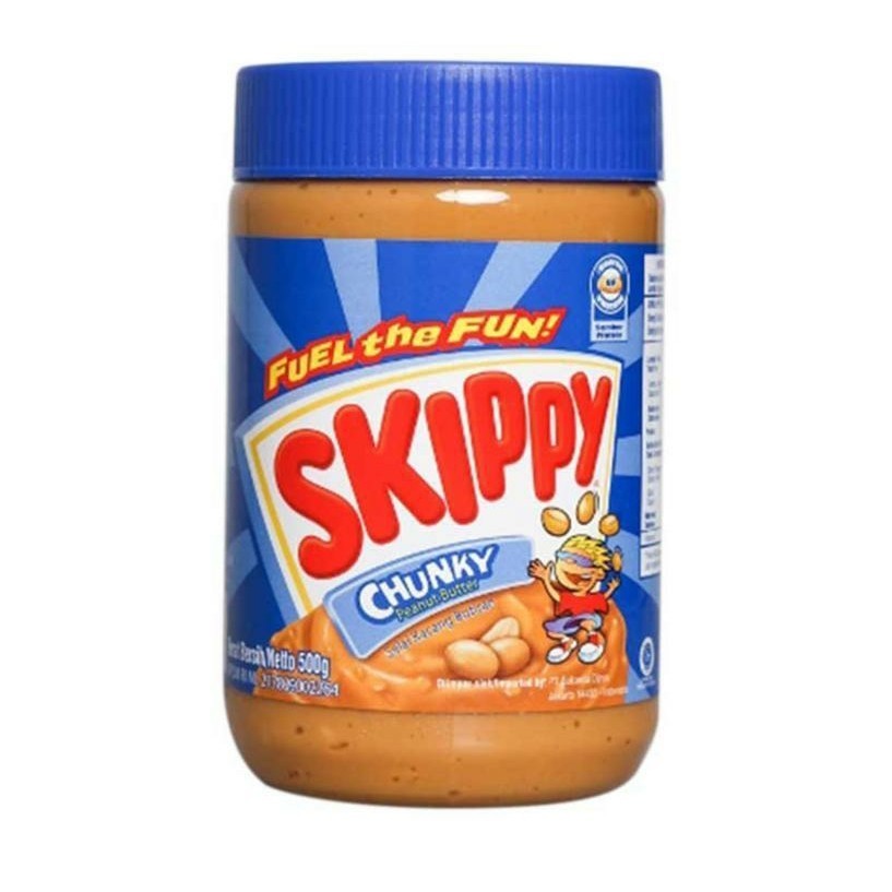 

selai peanut butter skippy chunky 500