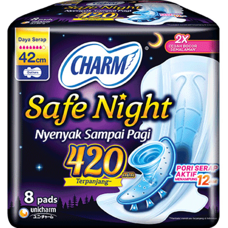 charm safe night 42cm isi 8 - charm safe night 42cm
