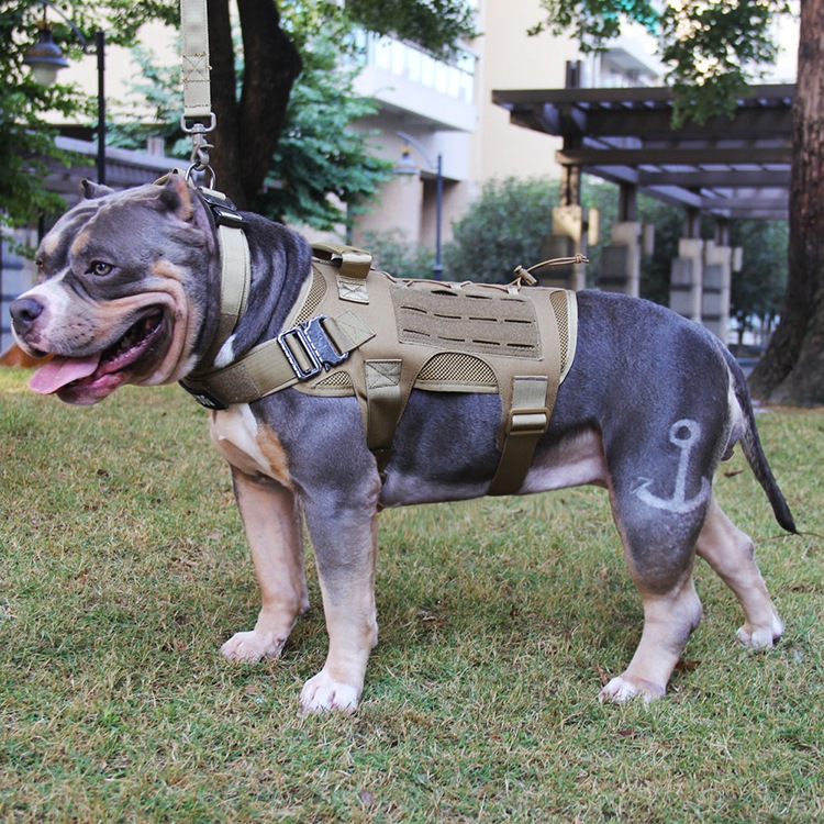HARX2 Rompi dan Tas K9 Military Tactical Vest Dog Rompi Militer Anjing Besar Kuat