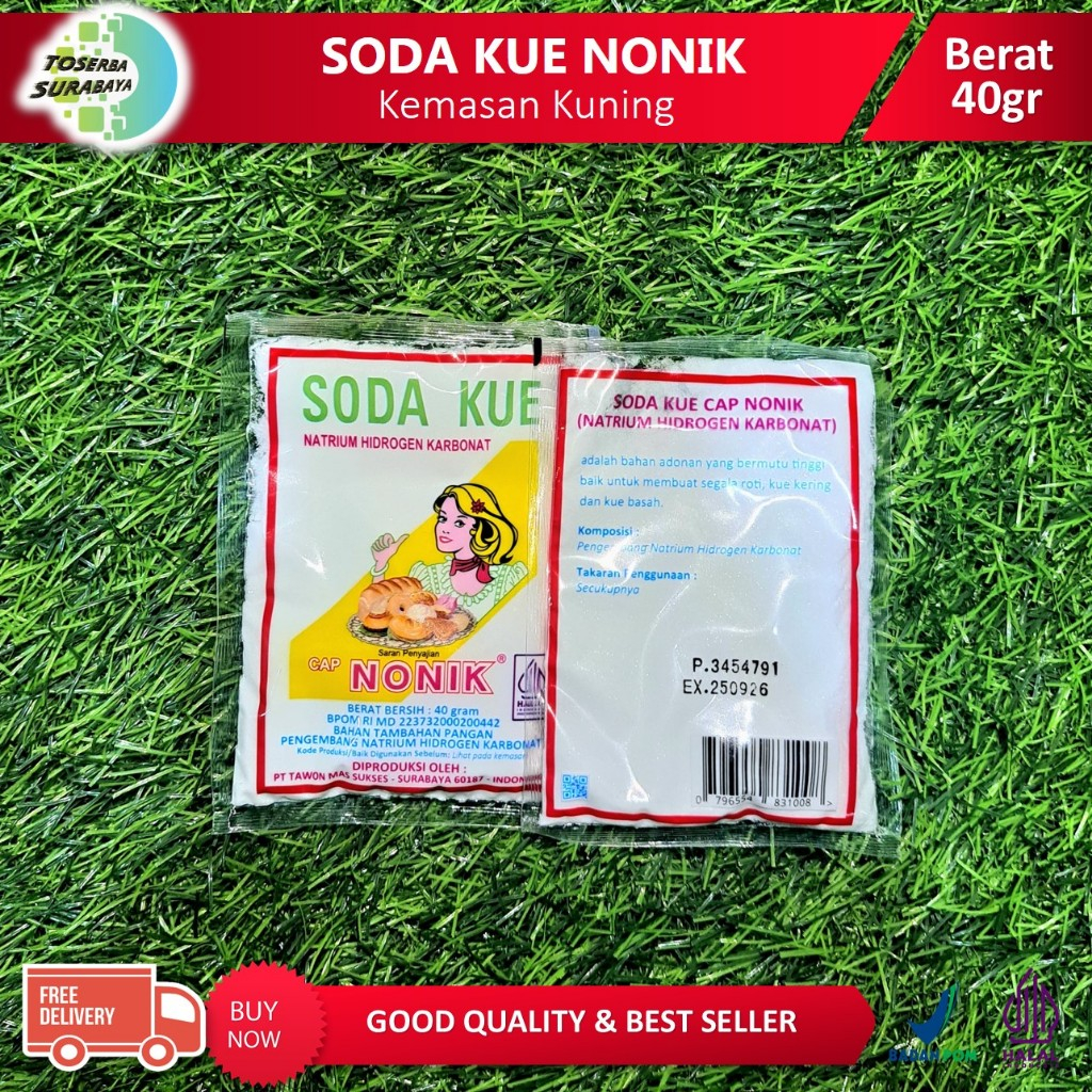 

Soda Kue Nonik (Kemasan Kuning) Sachet 40gr