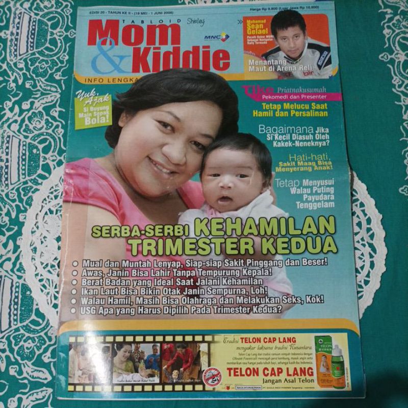 Tabloid bekas Mom & Kiddie edisi 20 (thn 2008)