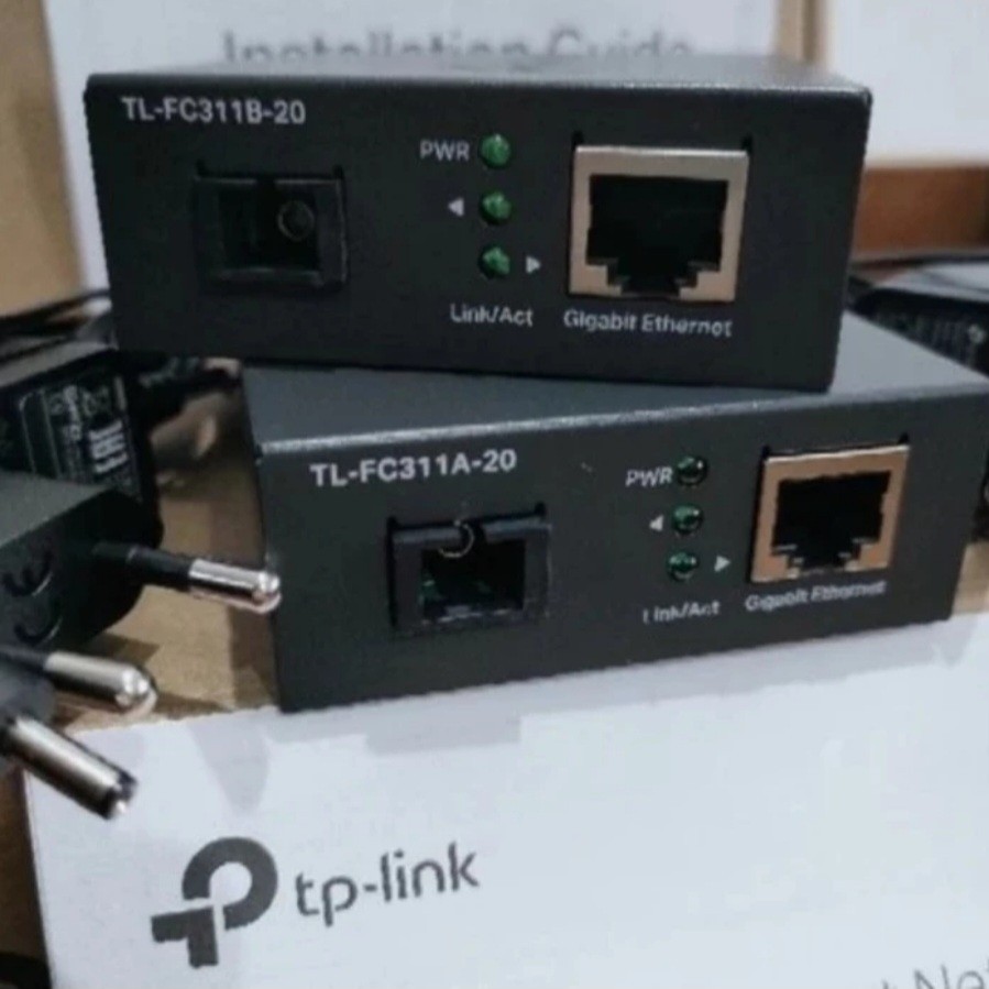 TPLINK TP-Link TL-FC311A-20 + TL-FC311B-20 Gigabite Media Converter FO - Side B