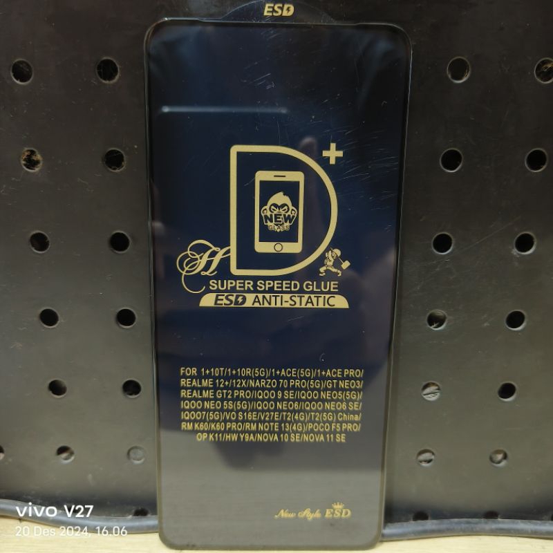 TG OPPO A36/A76/A96 TEMPERED GLASS CLEAR ESD FULL