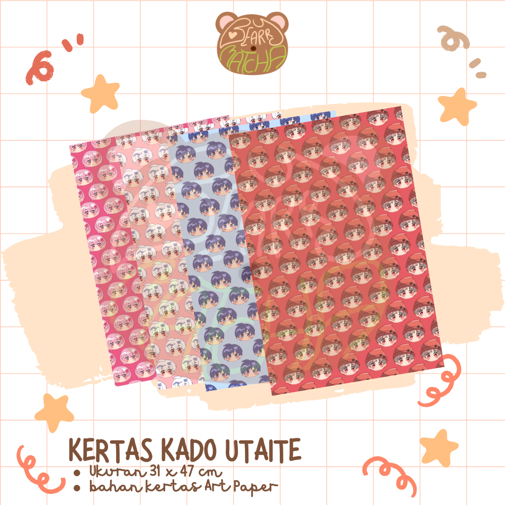 [READY STOCK] Kertas Kado MAFUMAFU, SORARU, NQRSE, AMATSUKI