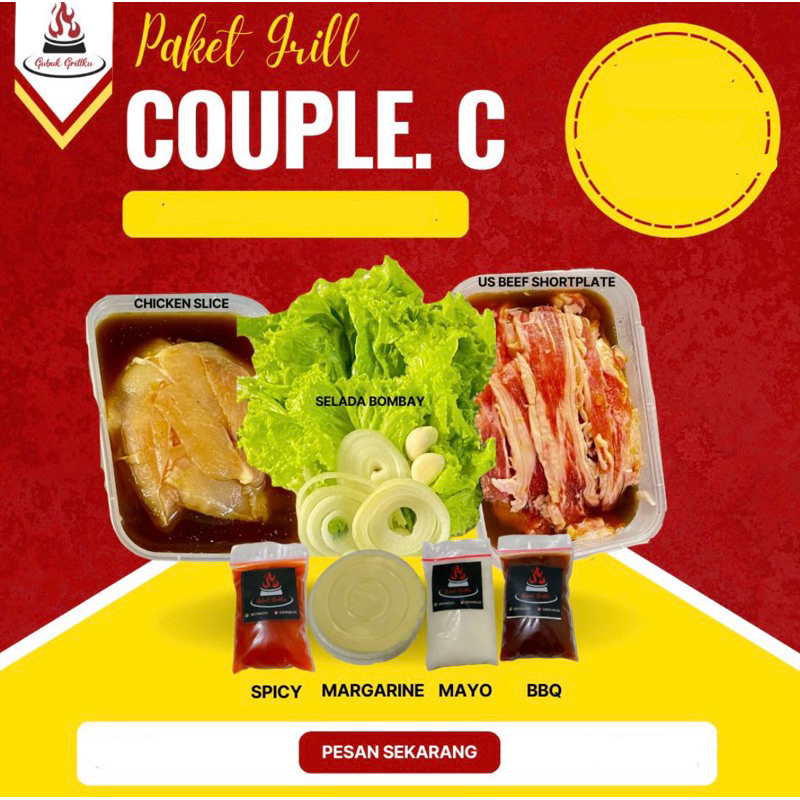 

PAKET GRILL COUPLE.C || PAKET BBQ || PAKET GRILL PROMO