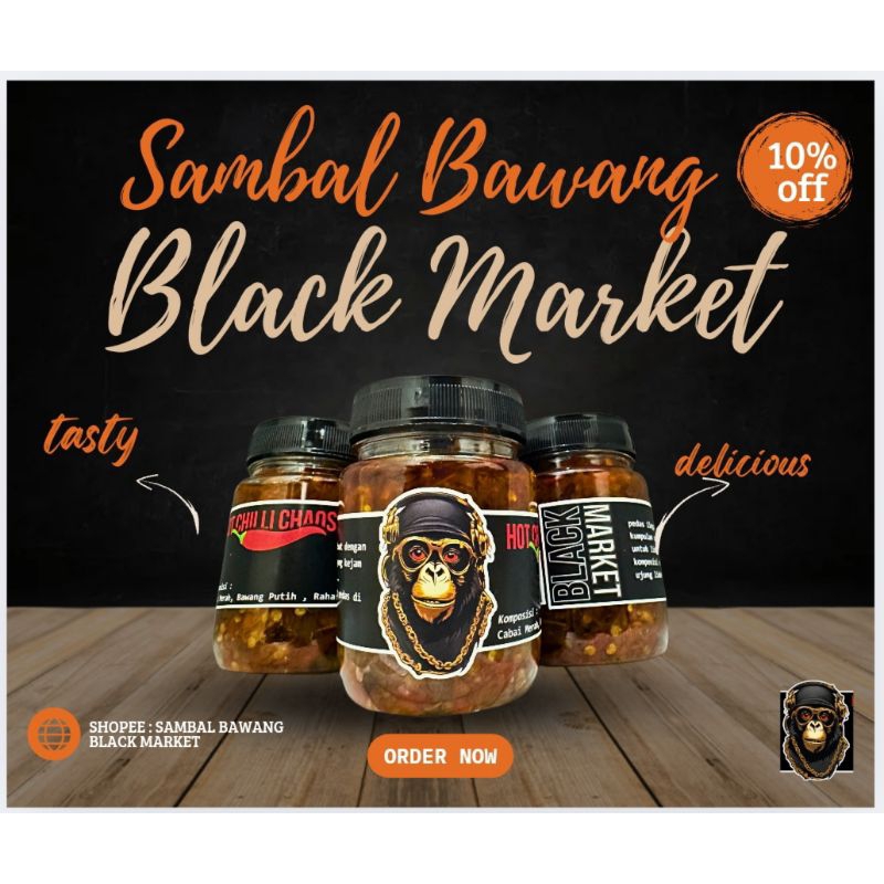 

Sambal Bawang BLACK MARKET