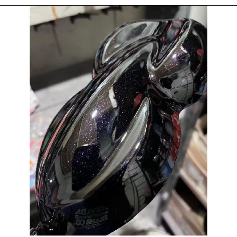 cat hitam galaxy /galaxy black/cat hitam efect bahan pu