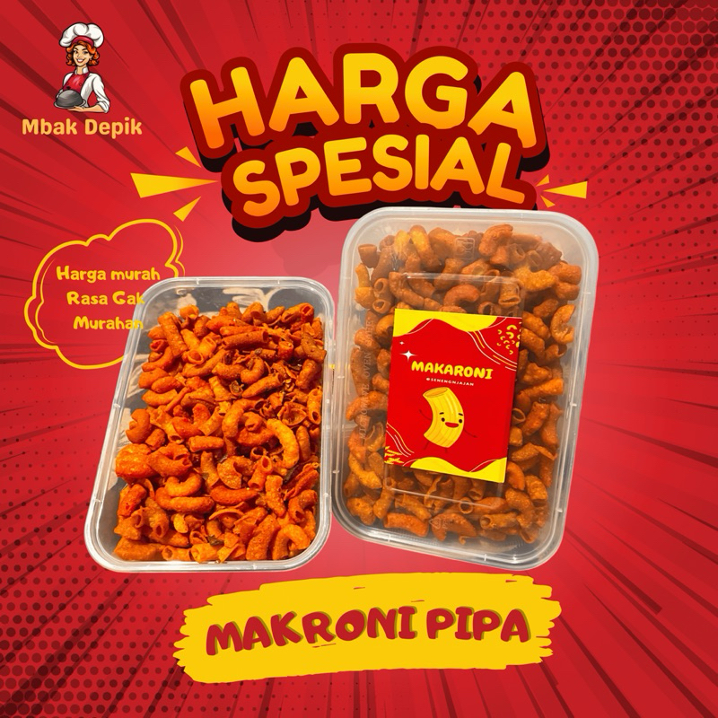 

Makaroni box | Makaroni Pedas | Makaroni Spiral | Makaroni Bantet | Bisa COD