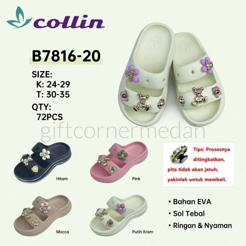 SANDAL FUJI KARET COLLIN B7816-20 (24-35)