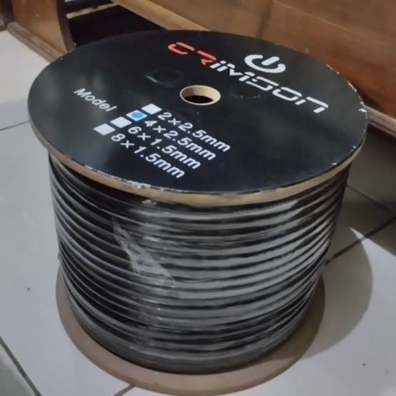 Kabel speaker crimson 4x2,5 kabel audio speaker isi 4x2.5 harga per 1 meter