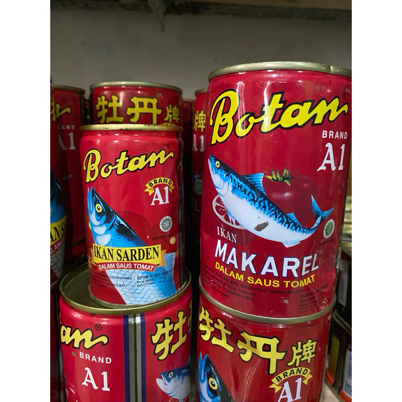 

BOTAN SARDEN IKAN MAKAREL KALENG 155GR / 425GR