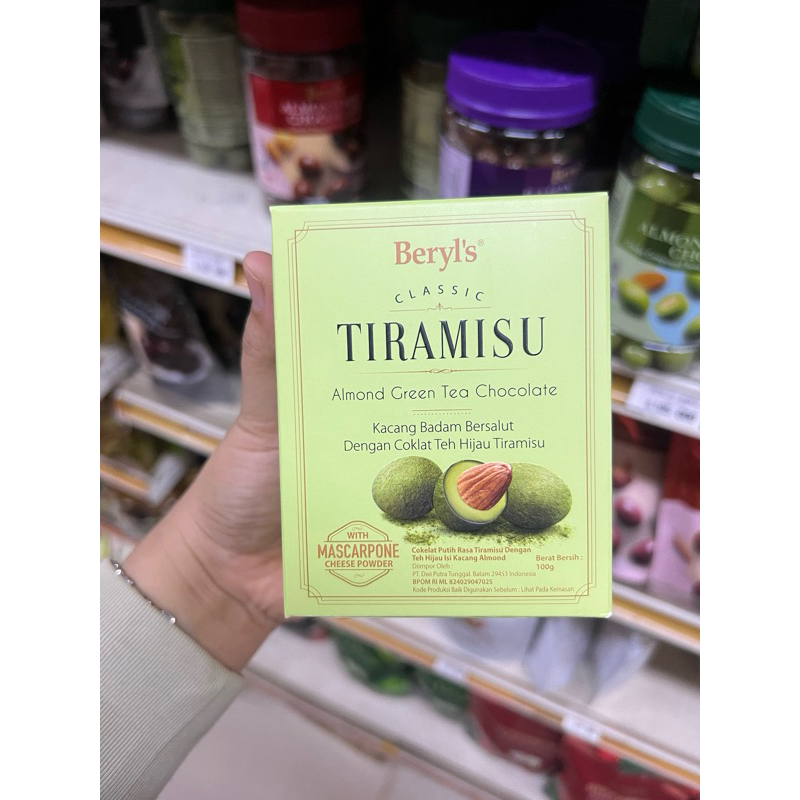 

Beryl's Classic Kacang Tamisu Almond Green Tea Chocolate