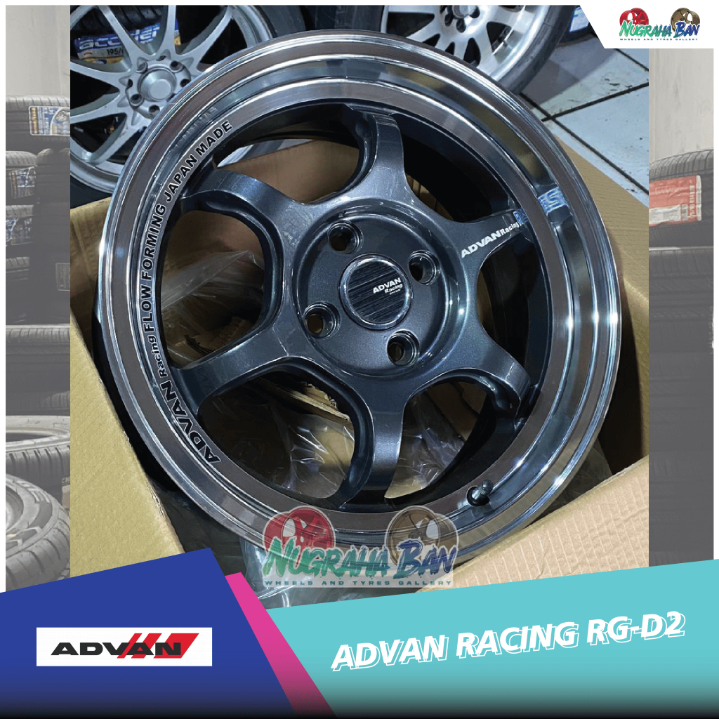 VELG MOBIL BARU ADVAN RACING RG-D2 R15. NUGRAHA BAN TOKO VELG DAN BAN CIANJUR