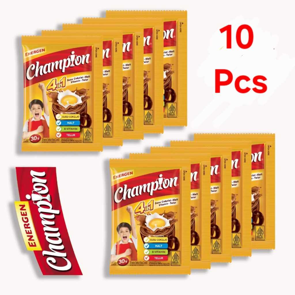 

Energen Champion 1 Renceng 10 Pcs Susu Energen Cokelat