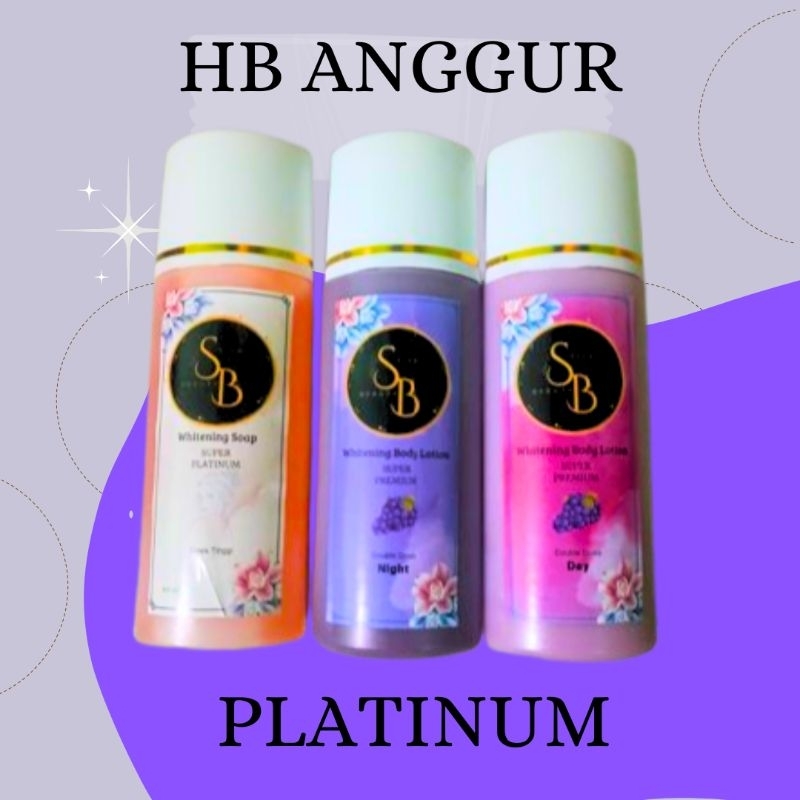HB Anggur Whitening Body Lotion Platinum