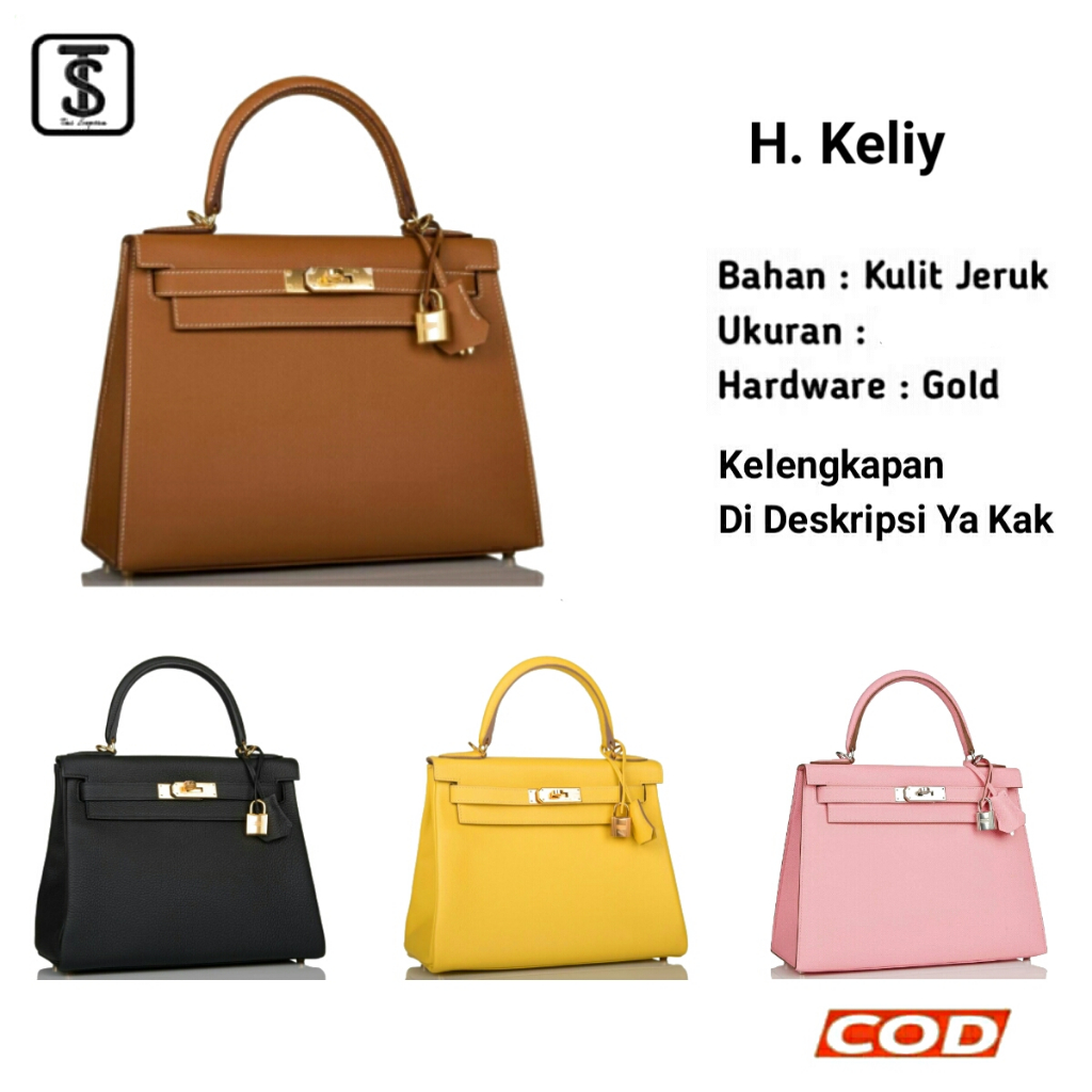 Tas 2628Hermes Kelly Premium | Tas Selempang & Bahu Wanita Import