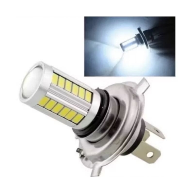 LAMPU DEPAN H4 33 LED PUTIH MOTOR VIXION