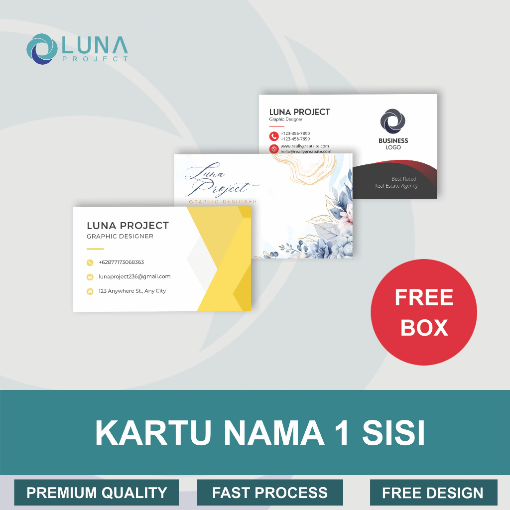 

KARTU NAMA 1 SISI - LUNA PRINTING