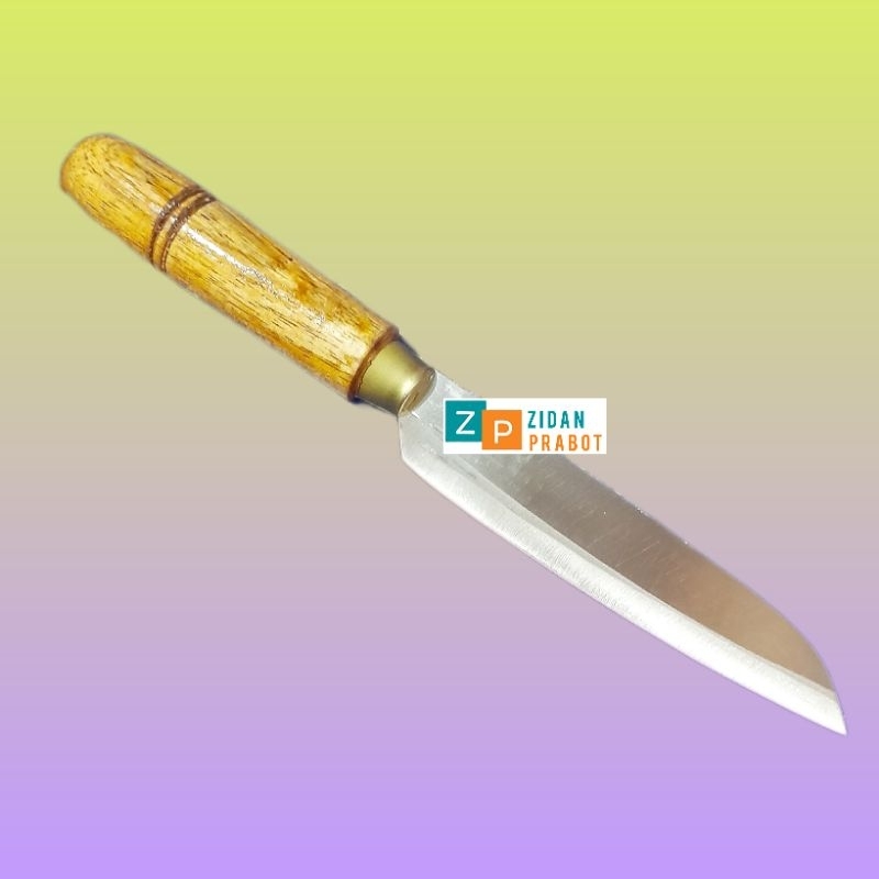 Pisau Stainless Anti Karat Gagang Kayu Panjang 25 cm