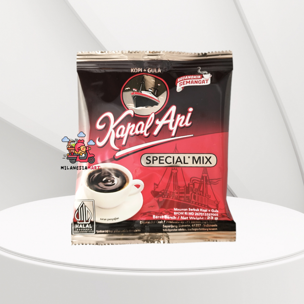 

KAPAL API SPECIAL MIX 23G KOPI SACHET / RENCENG ISI 10 PCS / DUS ISI 120 PCS