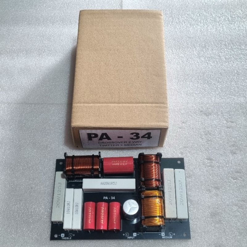 KIT Crossover Pasif 2 Way Mid High Balap Twetter Plus Median PA-34