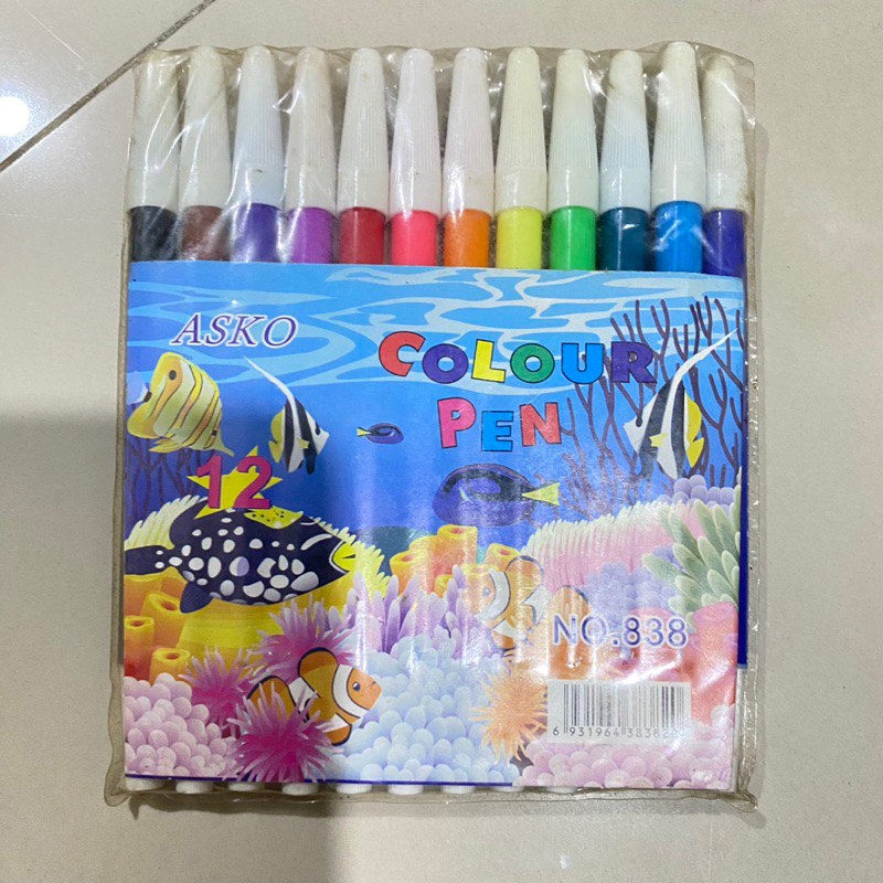 

(T.B) Spidol pensil warna cair Color pen 12 pcs