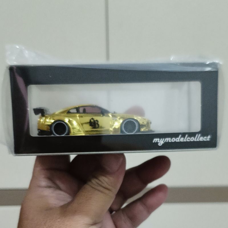 Mymodelcollect LB GTR R35 Gold New Segel
