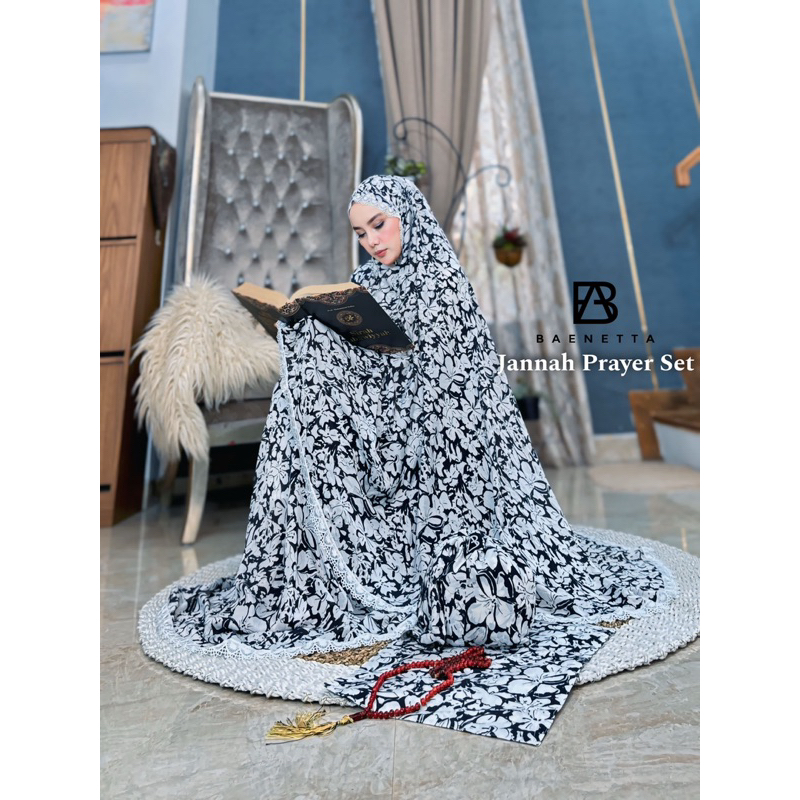 MUKENAMEWAH/ MUKENA JANNAH PRAYER SET / MUKENA SET SAJADAH / MUKENA PREMIUM