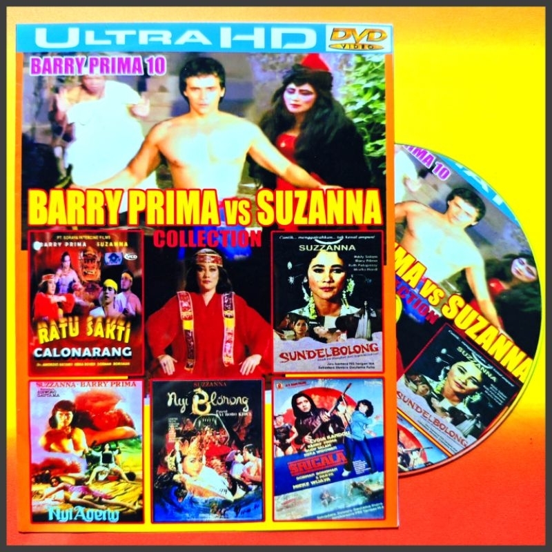 Kaset Film Indonesia Jadul Koleksi Horor Barry Prima - Suzanna Vol. 10 Pilihan Susana isi 5 Judul HD