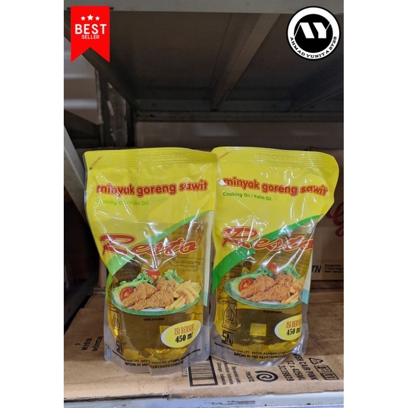 

minyak goreng resto 450ml kemasan pouch