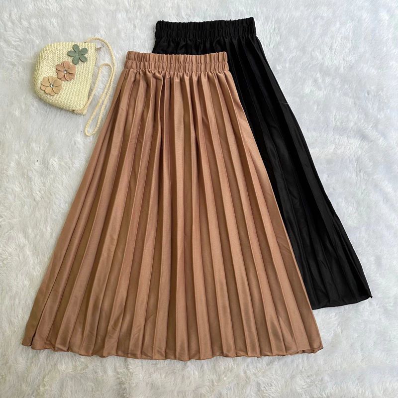 ROK PLISKET PREMIUM ANAK PEREMPUAN USIA 10_15 TAHUN / ROK PLISKET ANAK TANGGUNG / ROK ANAK PEREMPUA 