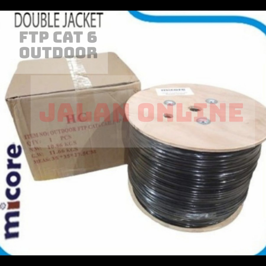 MICORE KABEL FTP CAT 6 305M | FTP CAT 6 Bukan Spectra atau Zimmlink