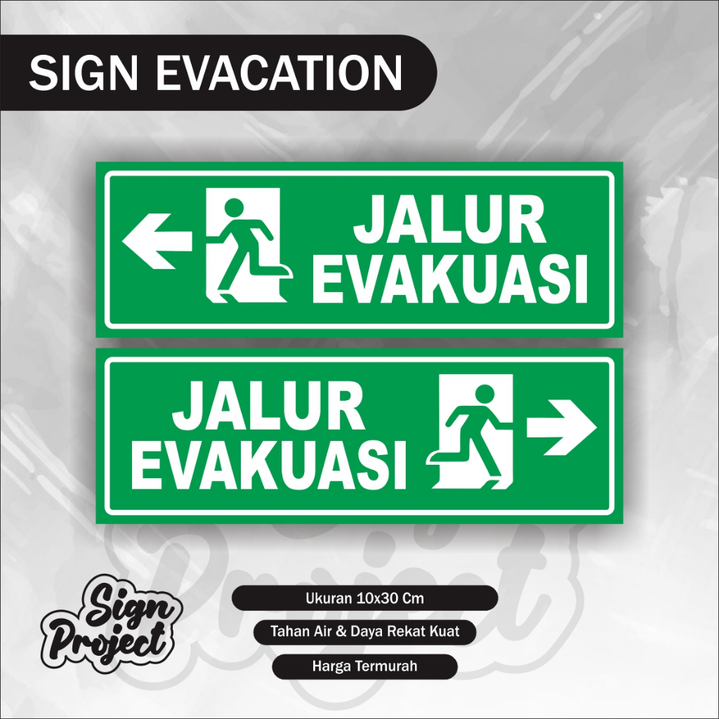 

Stiker Evakuasi / Stiker Evakuasi / Sticker Evakuasi / Sticker Jalur Evakuasi / Sign Sticker Rambu Evakuasi / Jalur Evakuasi / Evakuasi Jalur Evakuasi / Stiker Jalur Evakuasi / Stiker Arah Evakuasi / Stiker Titik Kumpul / Stiker K3 / Stiker Safety
