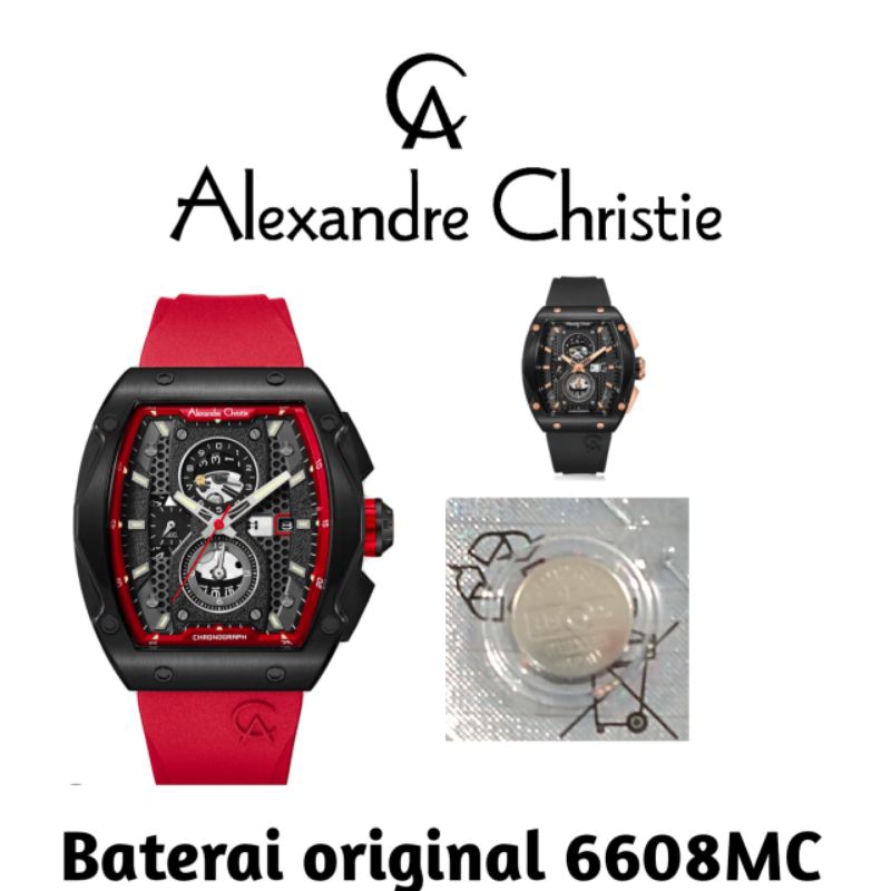 Baterai original alexandre christie 6608MC