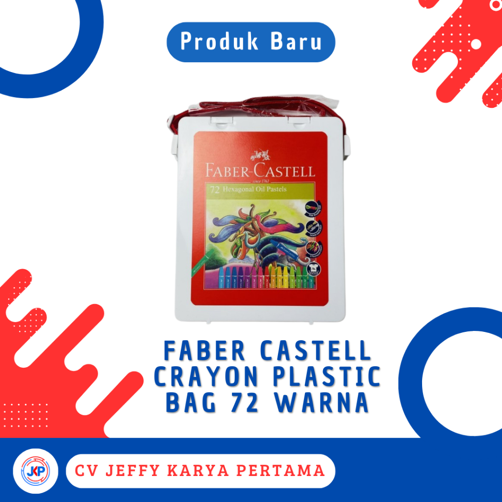 

Faber Castell Crayon Plastic Bag 72 Warna