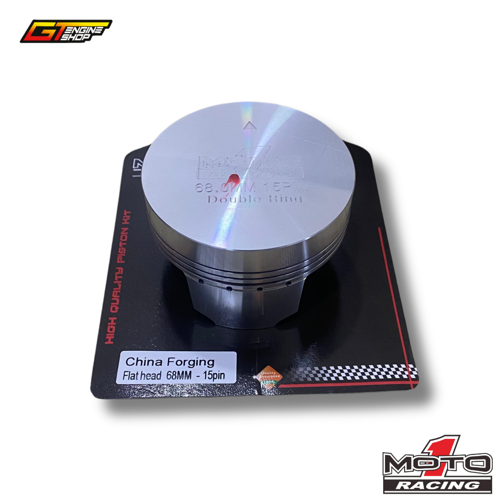 PISTON 68 PEN 15 MOTO1 RACING SEHER 68 PEN 15 MOTO1 RACING BAHAN FORGED SEHER PISTON 68MM PEN 15