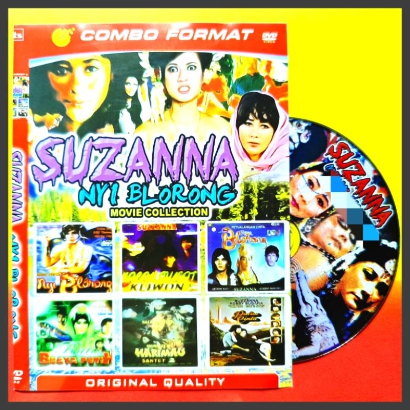 Kaset Film Indonesia Jadul Koleksi Suzanna Pilihan Nyi Blorong Campuran Susana Isi 6 Judul
