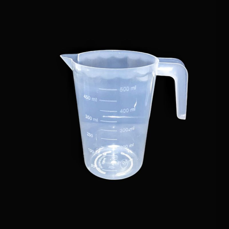 Gelas Takar Ukur 500 ml Ukuran Plastik Foodgrade