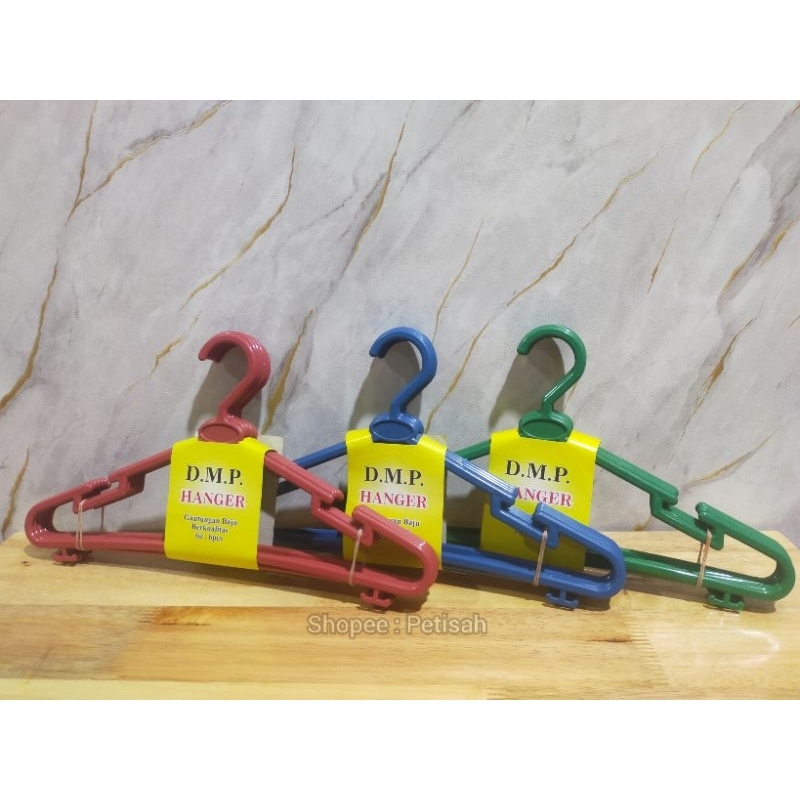 Hanger Plastik Lidi 6pcs Murah / Gantungan Jemuran / Hanger Jemuran Baju Plastik 6 Buah / Gantungan 