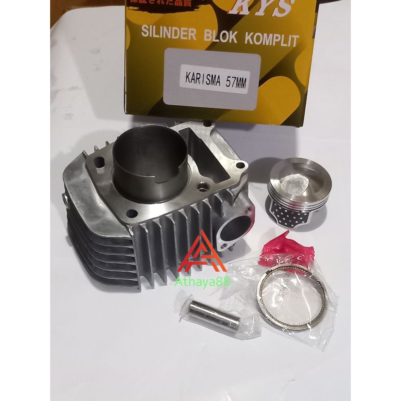 BLOCK/BLOK SEHER BORING ASSY SET BORE UP 57MM KHARISMA KYS