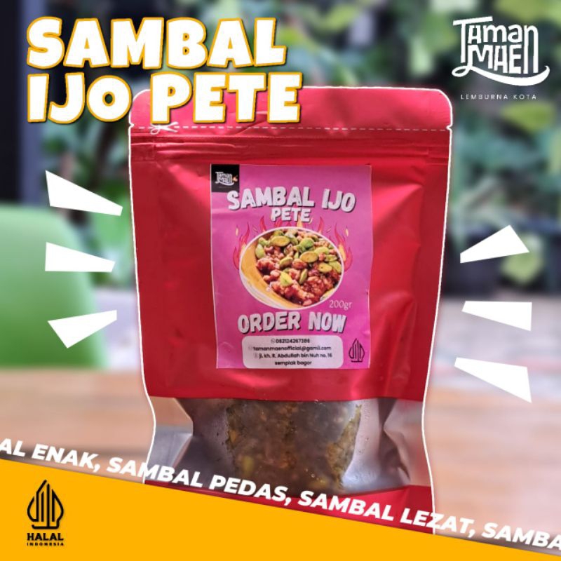 

Sambal Ijo Pete By Taman Maen - 200g