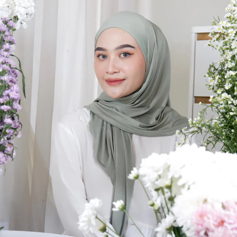hijab instan jersey segitiga jilbab instan segitiga jersey premium 40 warna lengkap